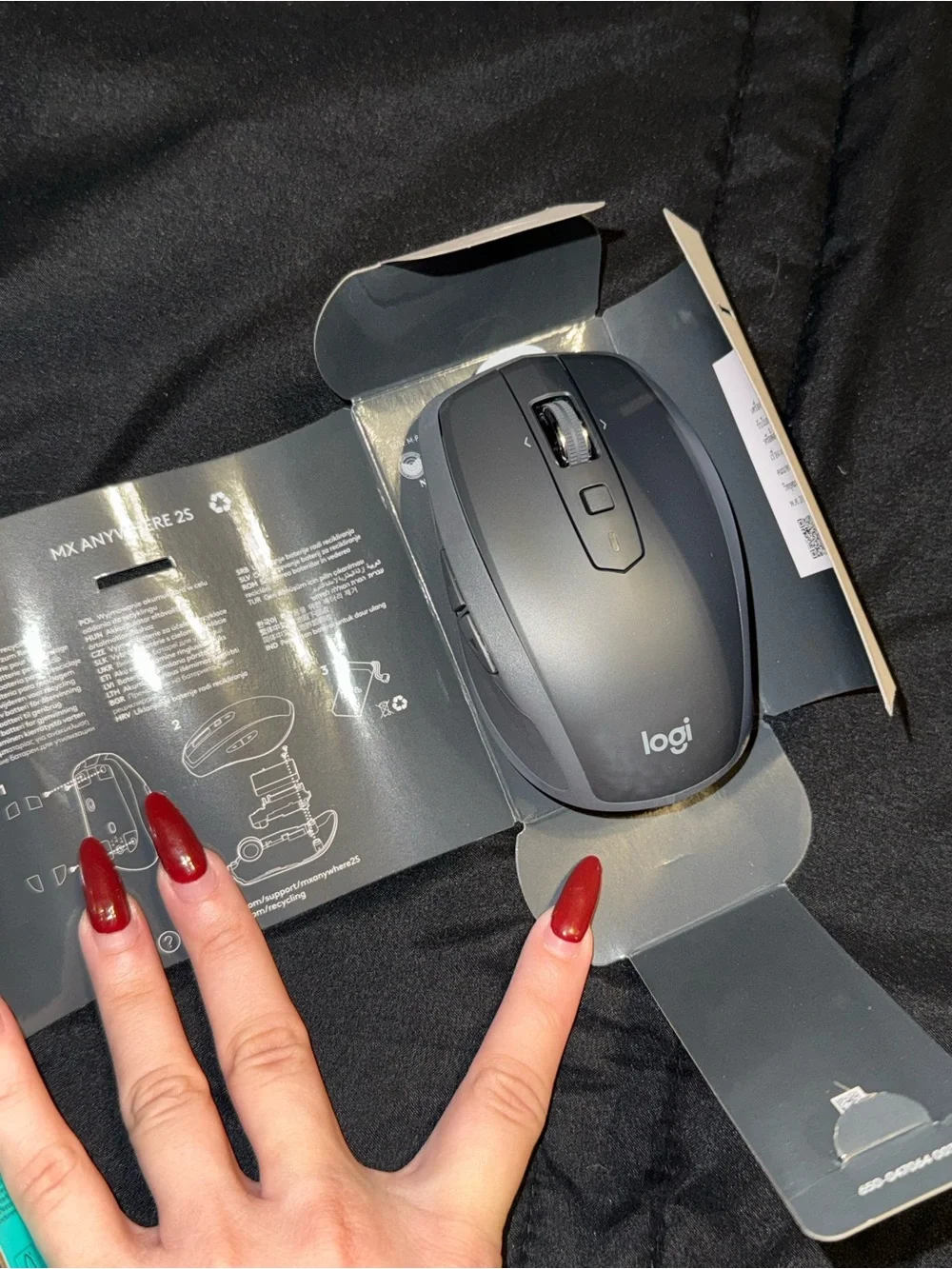 Logitech MX Anywhere 2S Bluetooth Edition Mouse - Black